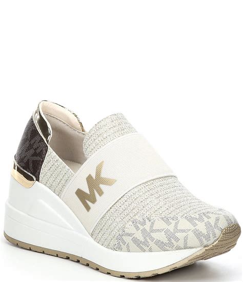 michael kors willa slip on sneakers|michael kors wedge sneakers.